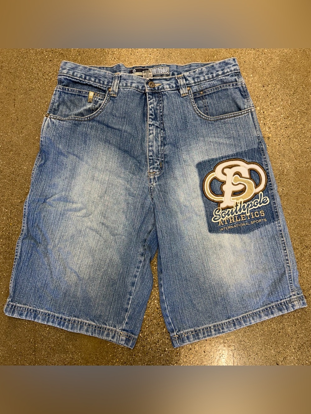 Southpole Vintage Shorts Men Size 26 Baggy Denim RUN SMALL Vtg